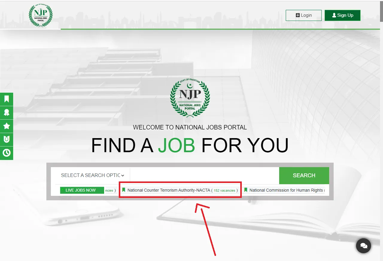 National Counter Terrorism Authority Jobs 2023 Online Apply | NACTA Jobs Advertisement