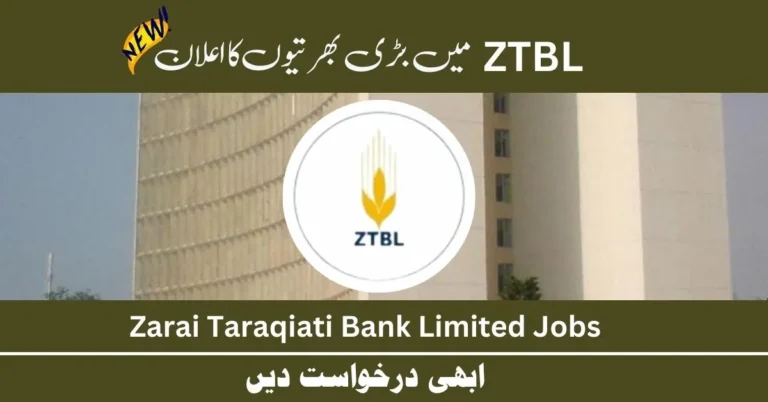 ZTBL Bank Jobs