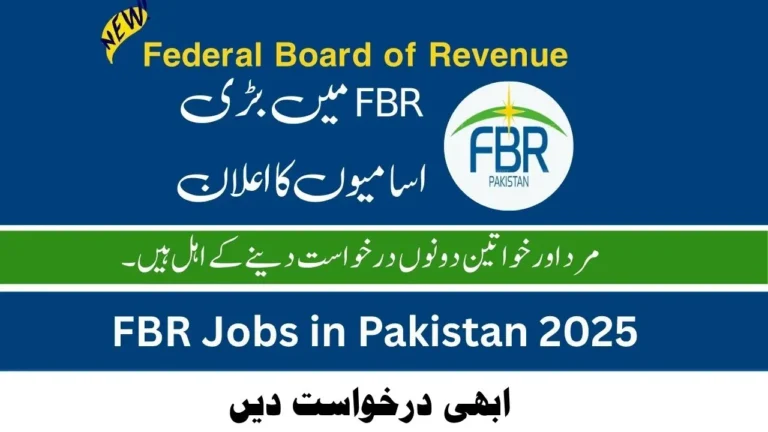 FBR Jobs 2025 Online Apply Latest Advertisement