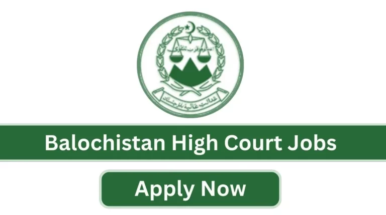 Balochistan High Court Jobs