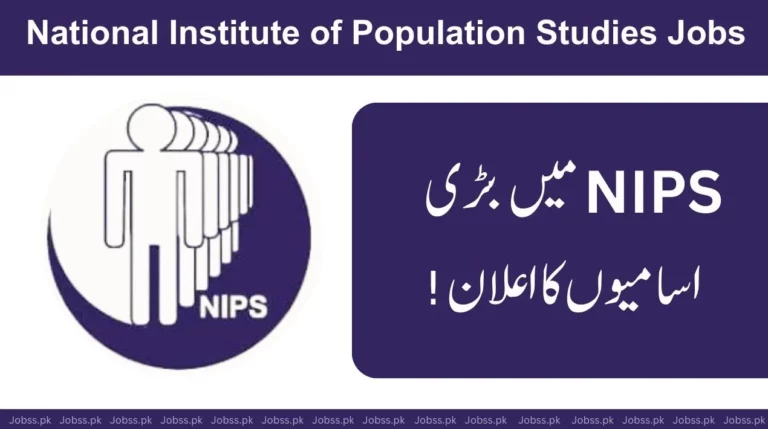 National Institute of Population Studies NIPS Jobs