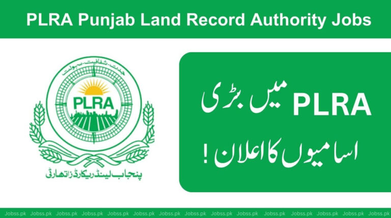 PLRA Punjab Land Record Authority Jobs