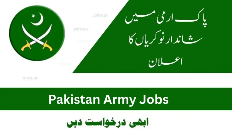 Pak Army Jobs 2024