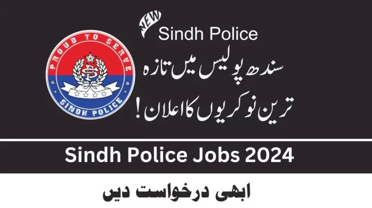 Sindh Police Jobs 2024