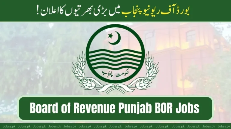 Board of Revenue Punjab Jobs