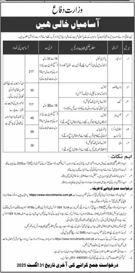 Ministry of Defence Jobs 2025 Online Apply | MOD Jobs Advertisement Ministry of Defence Jobs 2025 Online Apply | MOD Jobs Advertisement